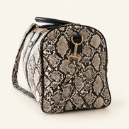 Details der Santana Vega Reisetasche mit Schlangenmuster