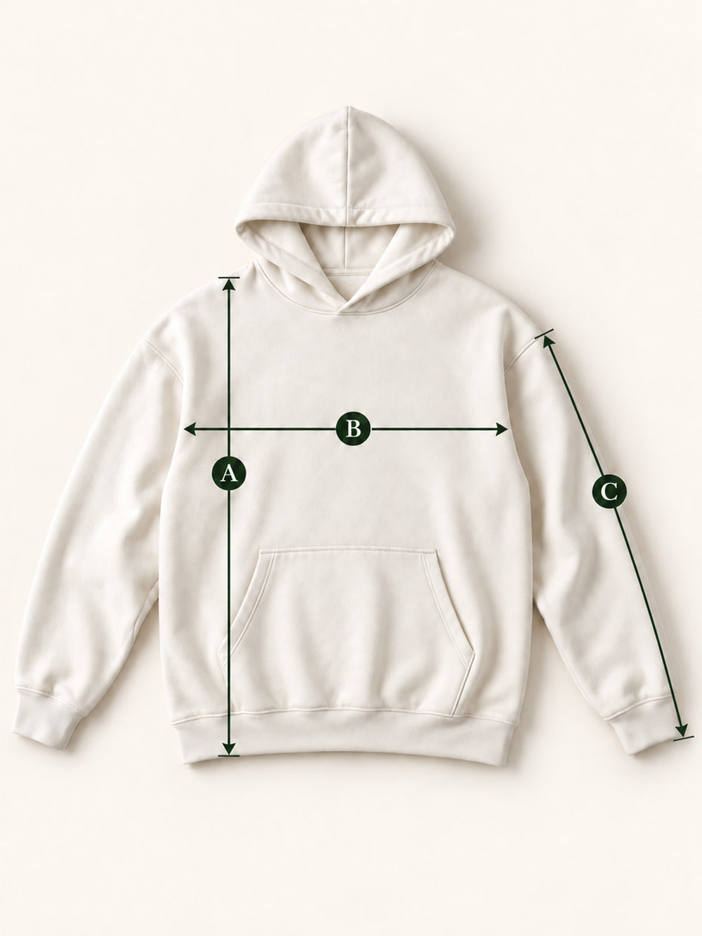 Technische Skizze — Light Blue Leopard Print Hoodie