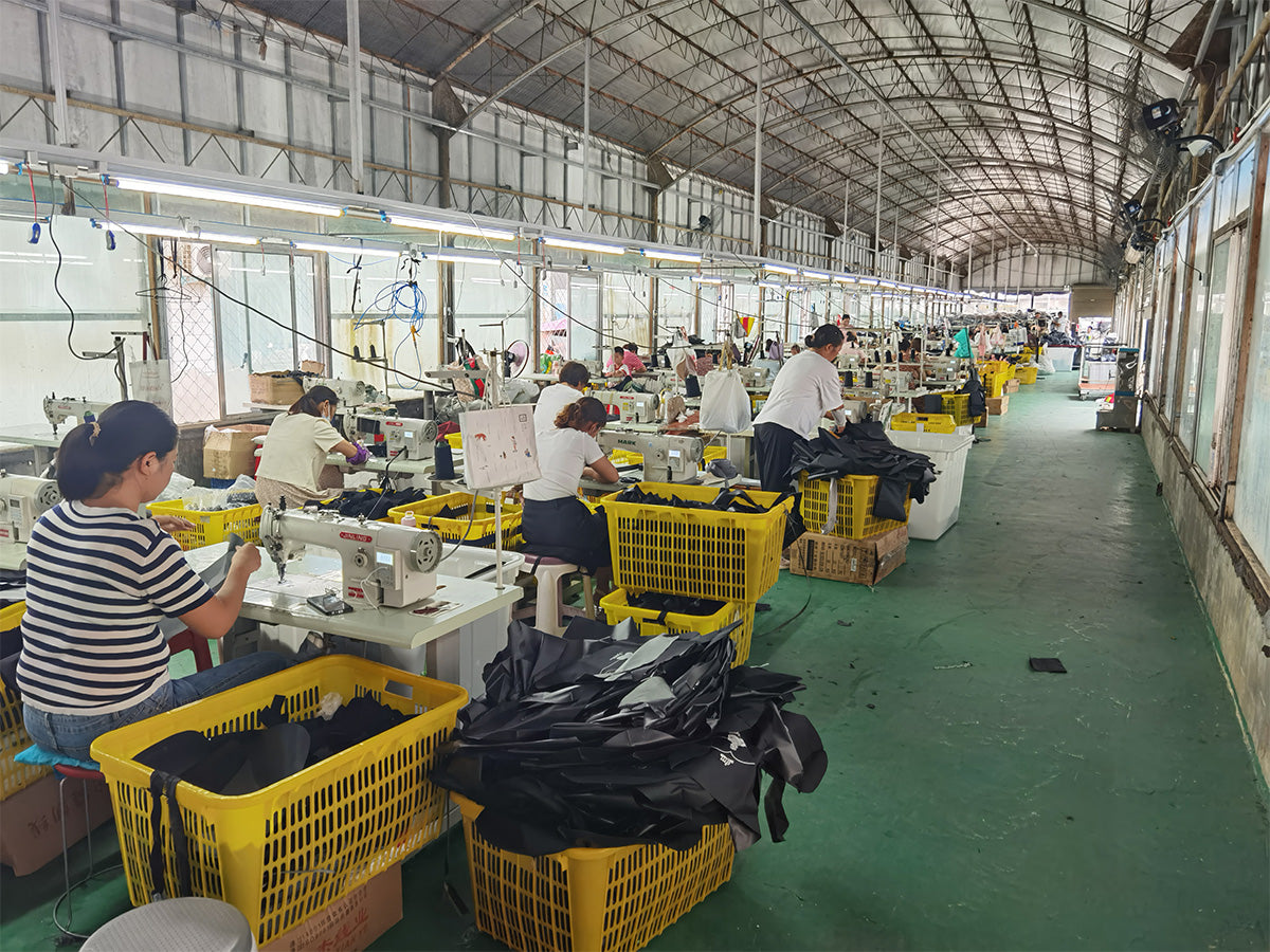 Produktion der Santana Vega Reisetasche
